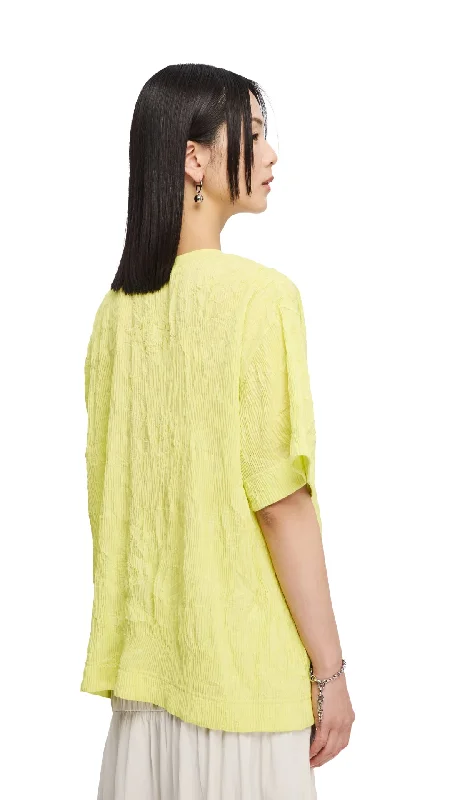 Ultra-Large Pleated Tee