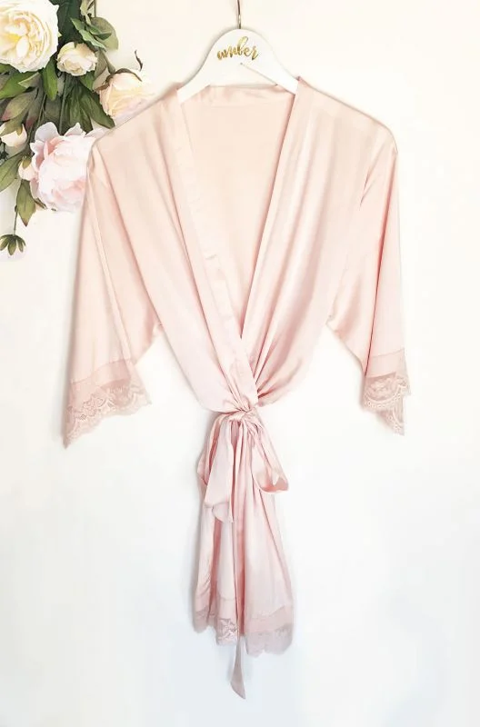 Satin Lace Robes