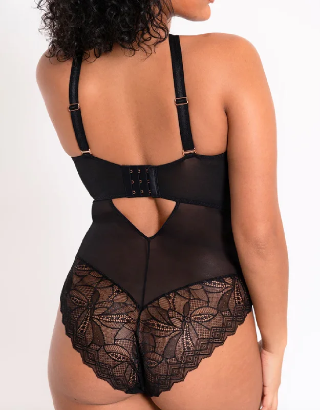 Opulence Bodysuit Black